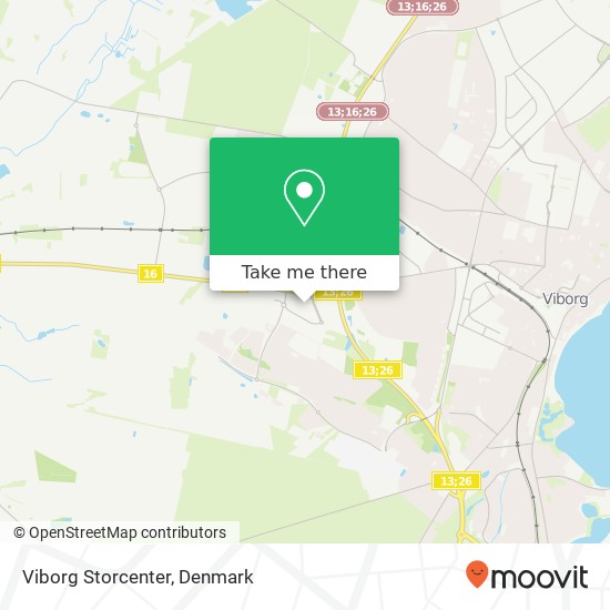 Viborg Storcenter map