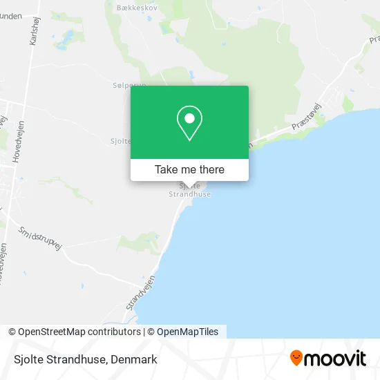Sjolte Strandhuse map