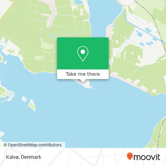 Kalvø map