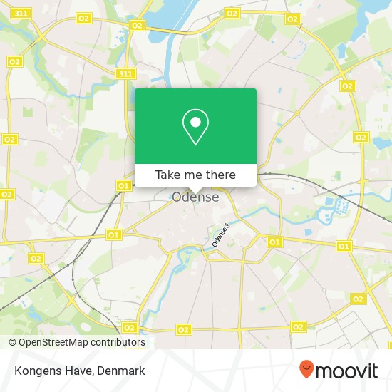 Kongens Have map