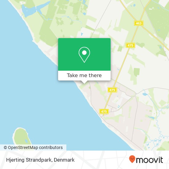 Hjerting Strandpark map