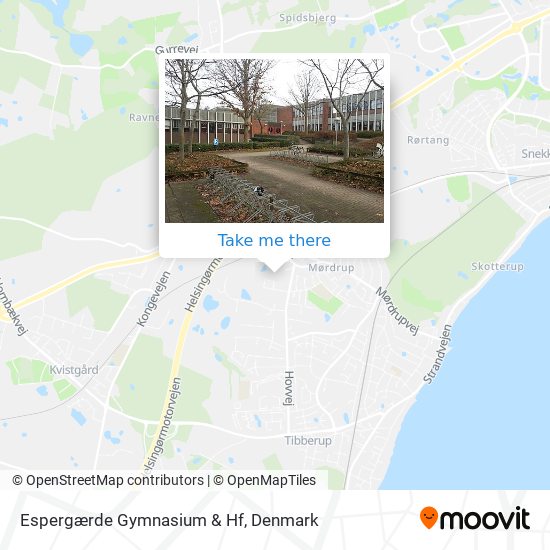 Espergærde Gymnasium & Hf map