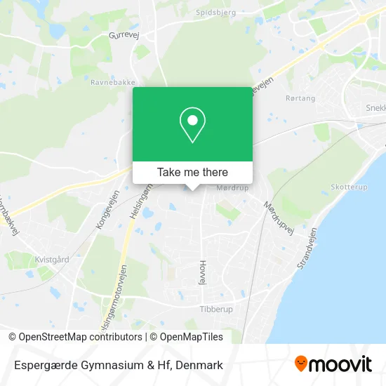 Espergærde Gymnasium & Hf map