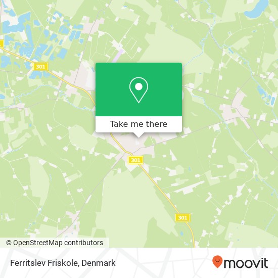 Ferritslev Friskole map
