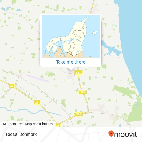 Tødsø map