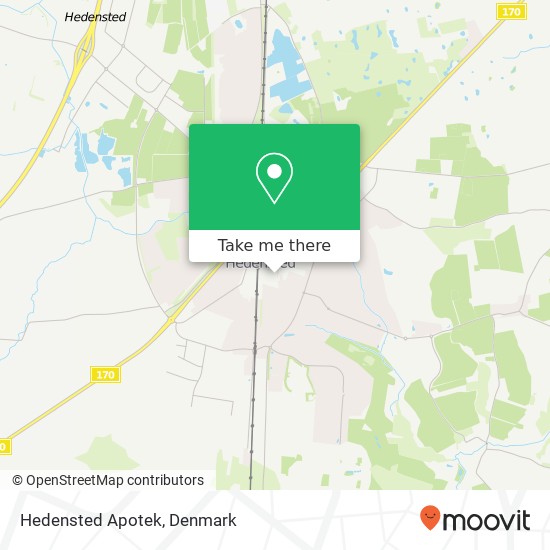 Hedensted Apotek map