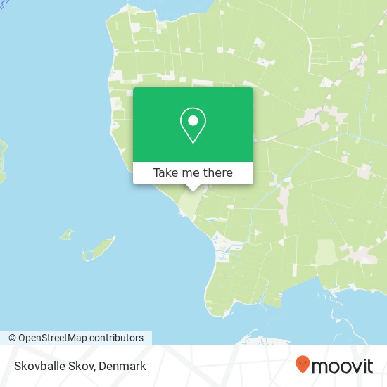 Skovballe Skov map