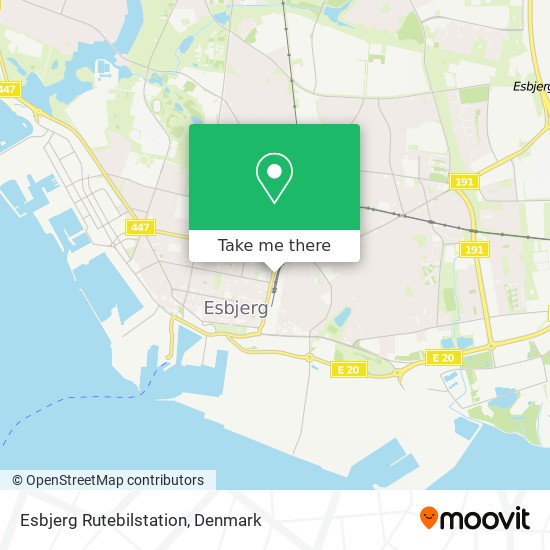 How to get to Esbjerg Rutebilstation Esbjerg by