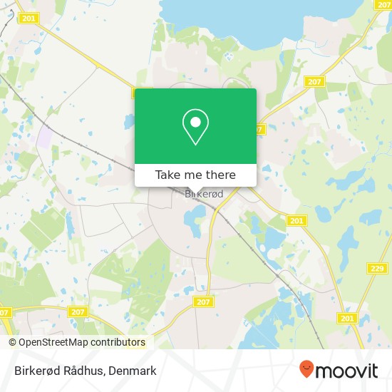 Birkerød Rådhus map