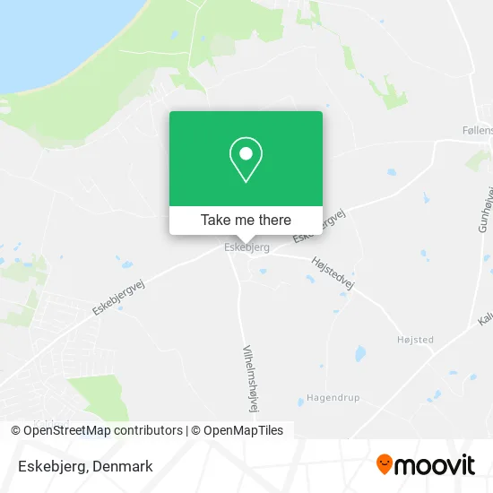 Eskebjerg map