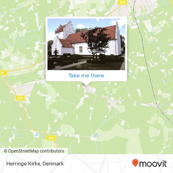 Herringe Kirke map