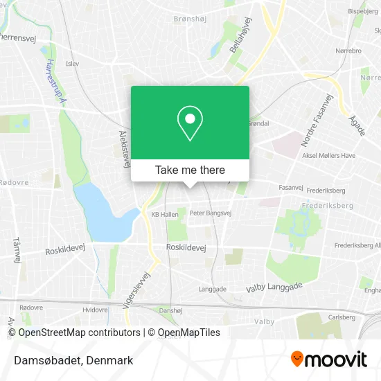 Damsøbadet map
