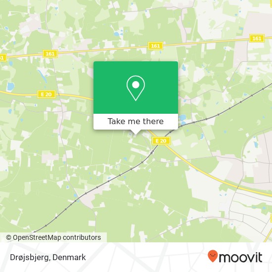Drøjsbjerg map