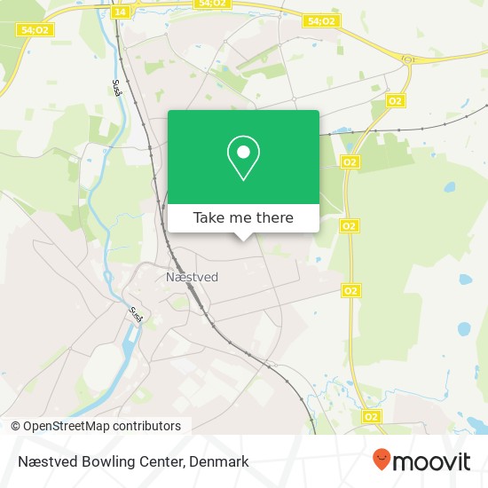 Næstved Bowling Center map