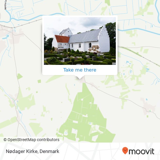 Nødager Kirke map