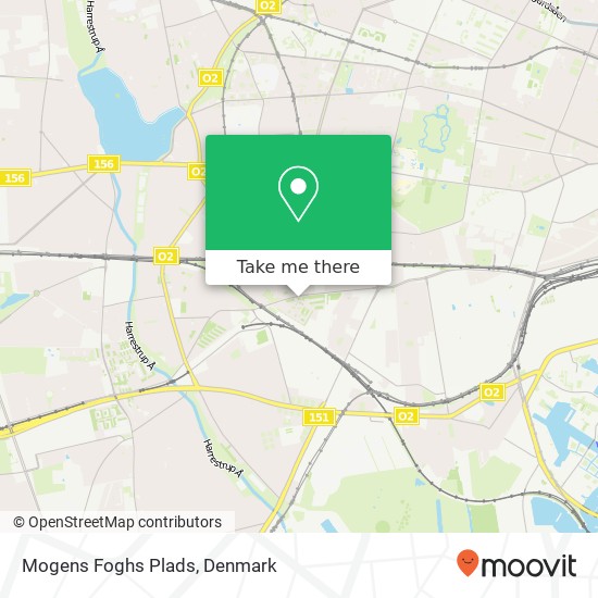 Mogens Foghs Plads map