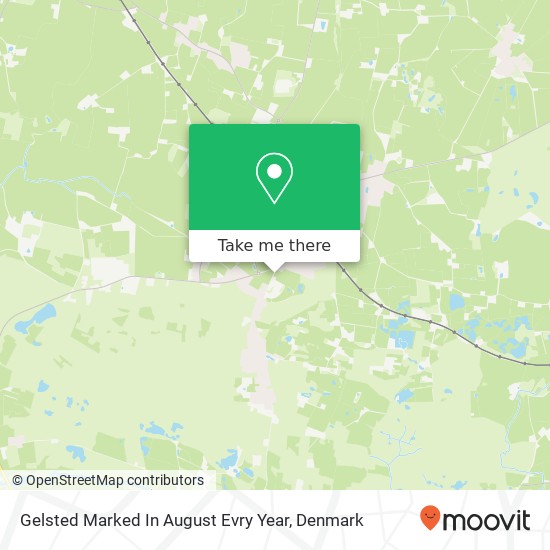 Gelsted Marked In August Evry Year map