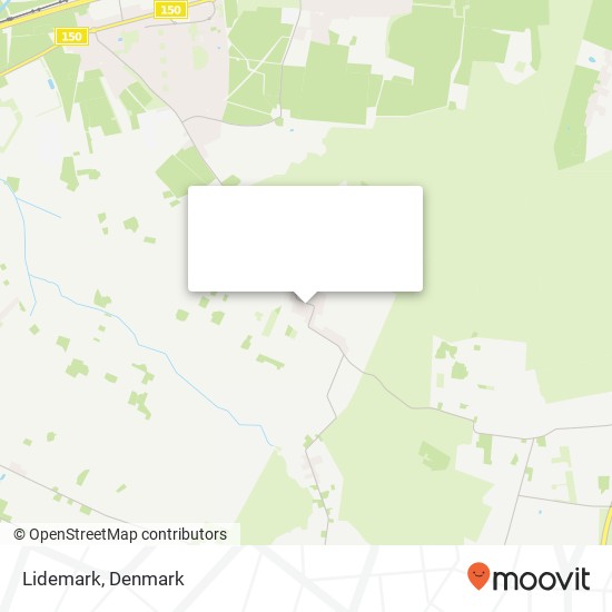 Lidemark map