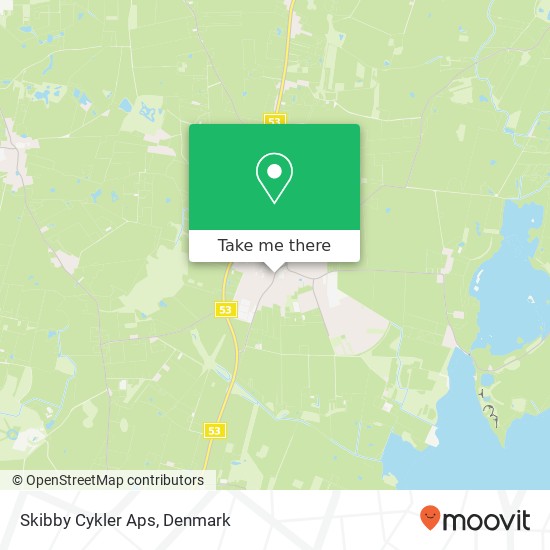 Skibby Cykler Aps map