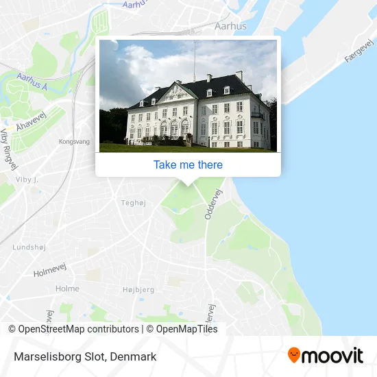 Marselisborg Slot map