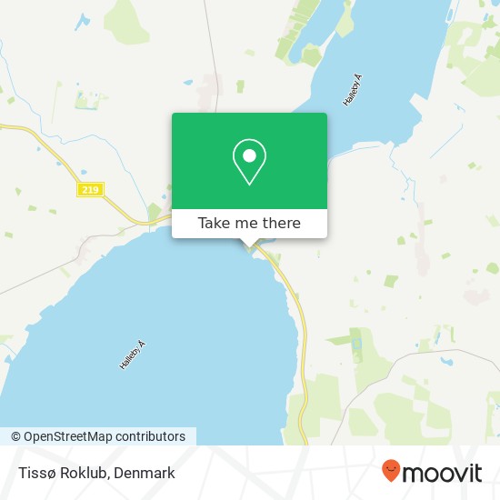Tissø Roklub map
