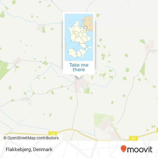 Flakkebjerg map
