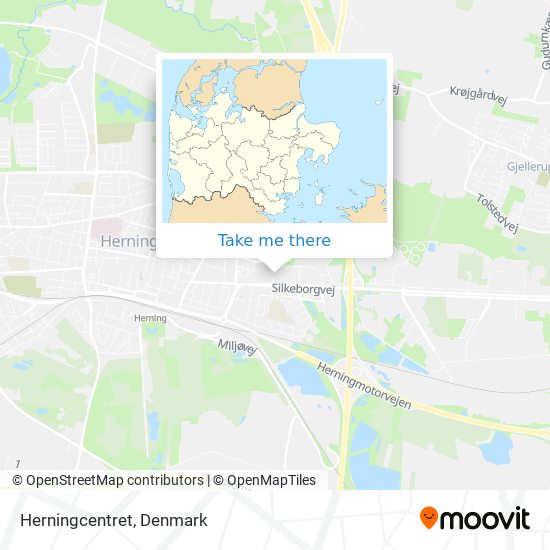 Herningcentret map