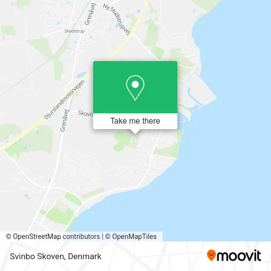 Svinbo Skoven map