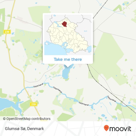Glumsø Sø map