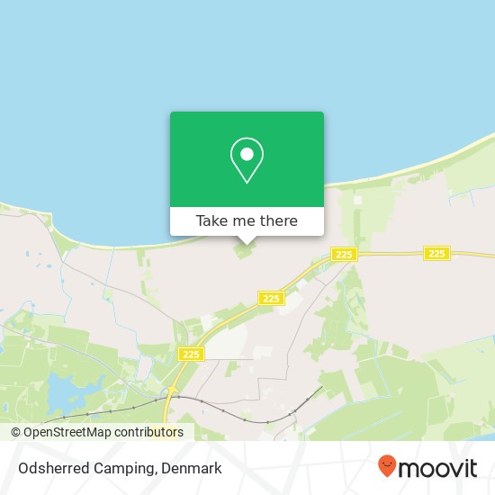 Odsherred Camping map