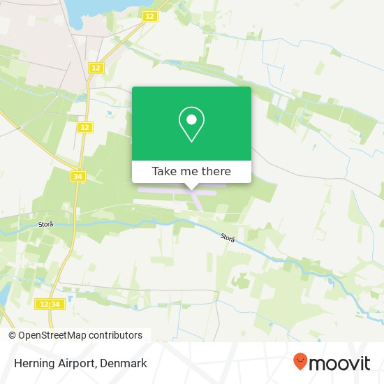 Herning Airport map