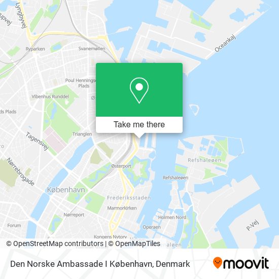 Den Norske Ambassade I København map