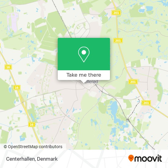 How to get to Centerhallen in Allerød Bus or