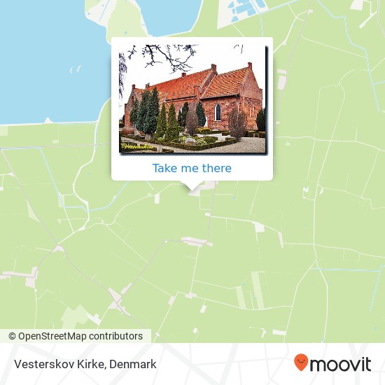 Vesterskov Kirke map
