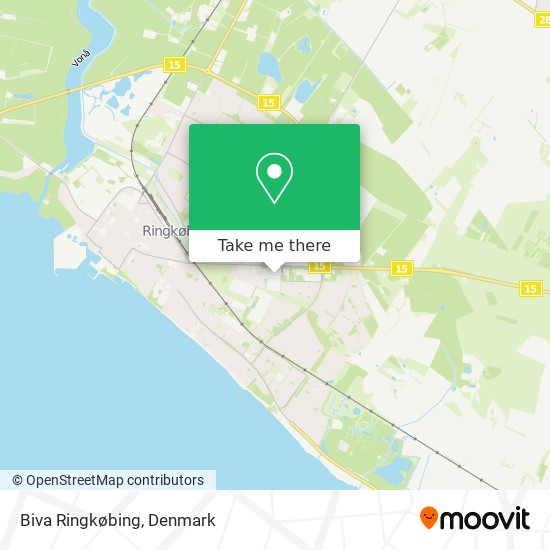 Biva Ringkøbing map