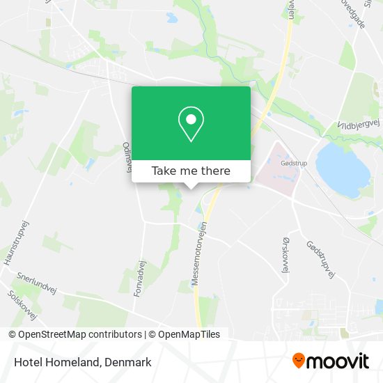 Hotel Homeland map