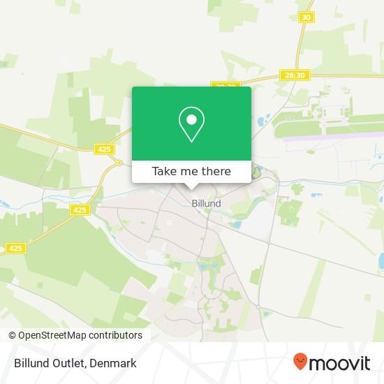 Billund Outlet map