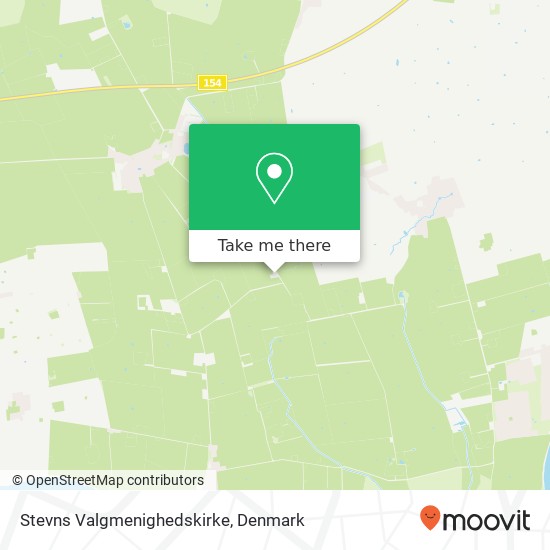 Stevns Valgmenighedskirke map