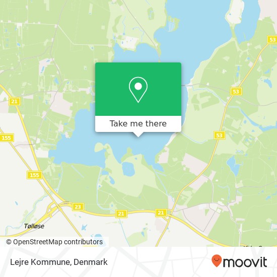 Lejre Kommune map