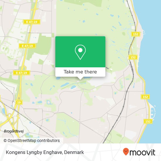 Kongens Lyngby Enghave map