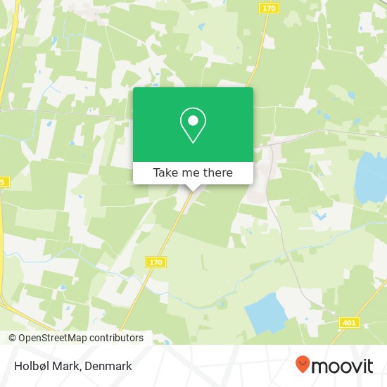 Holbøl Mark map