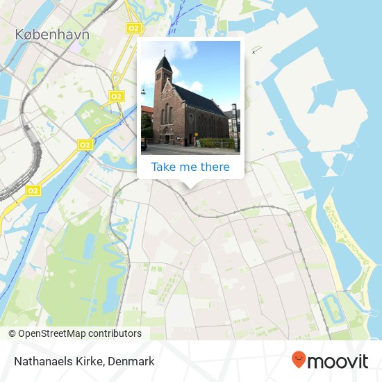Nathanaels Kirke map