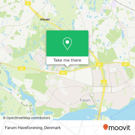 Farum Haveforening map