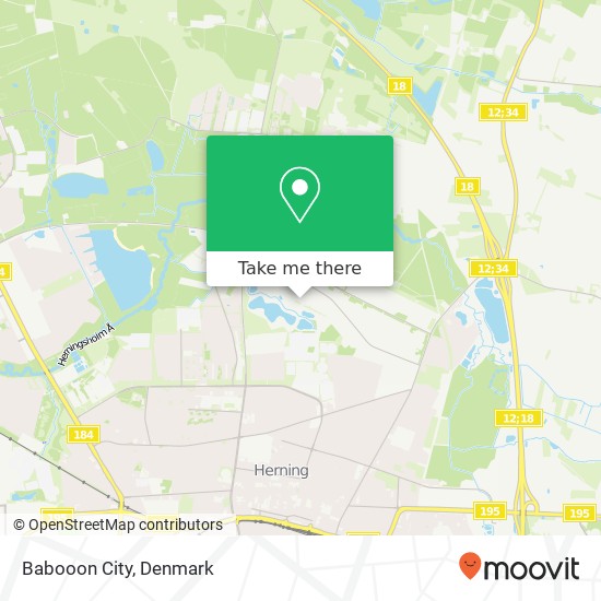 Babooon City map