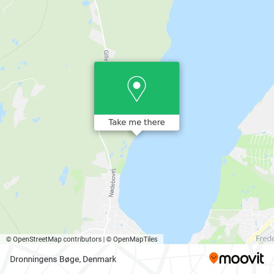 Dronningens Bøge map