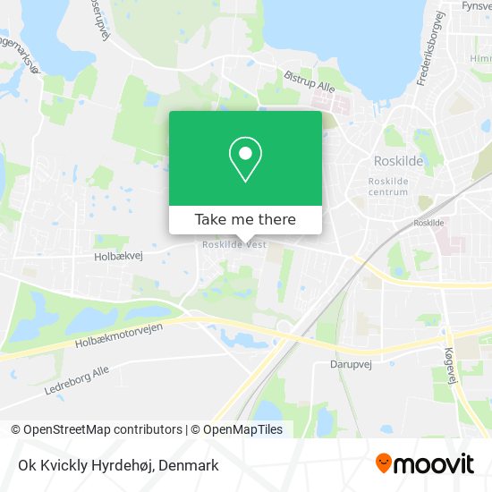 Ok Kvickly Hyrdehøj map