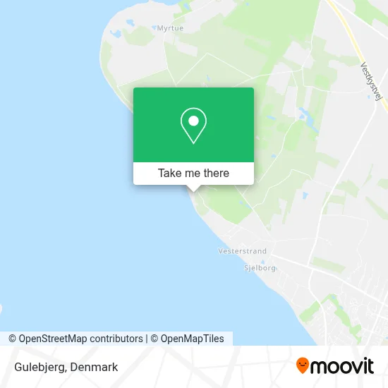 Gulebjerg map