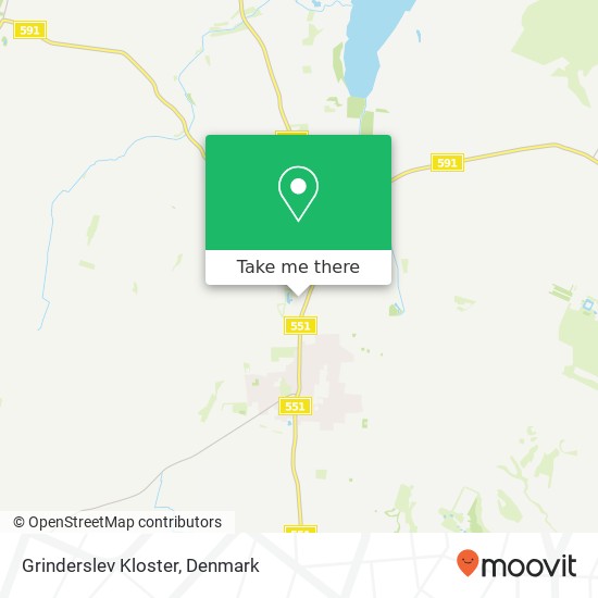 Grinderslev Kloster map
