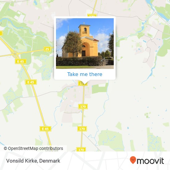 Vonsild Kirke map