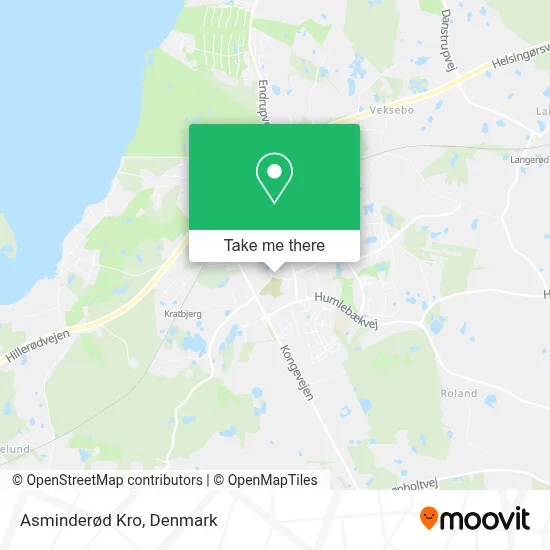 Asminderød Kro map